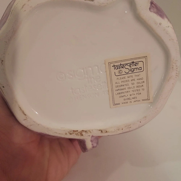 Vintage Miss Piggy Ceramic Vase Taste Setter by Sigma Henson Assoc. - Picture 9 of 9